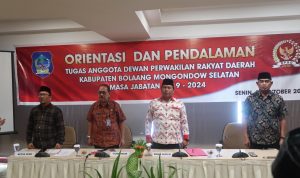 Wabup Hadiri Penutupan Orientasi dan Pendalaman Tugas Anggota DPRD Bolsel