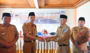 Bupati Bolsel Hadiri Acara Serah Terima Manfaat Rumah Khusus