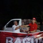Dipimpin Bupati Iskandar Kamaru, Pemda Bolsel serahkan Bantuan Korban Bencana ke Pemkab Bolmut