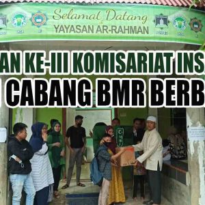 Angkatan ke-III Komisariat Insan Cita HMI Cabang BMR Berbagi ke LKSA Ar-Rahman