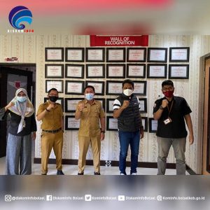 Kerjasama Pengembangan Jaringan Internet, Kadis Kominfo Bolsel Gelar Meeting dengan GM Sulut-Malut PT Telkom