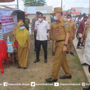 Bupati dan Wabup Bolsel Pantau Langsung Pelaksaan Pilsang