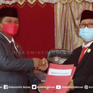 DPRD Bolsel Sukses Gelar Rapat Paripurna Tahap II Penetapan LKPJ Bupati Tahun 2020
