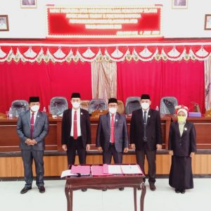 DPRD Bolsel Sukses Gelar Rapat Paripurna Pembicaraan Tingkat II Penetapan Ranperda Pertanggungjawaban Pelaksanaan APBD 2020