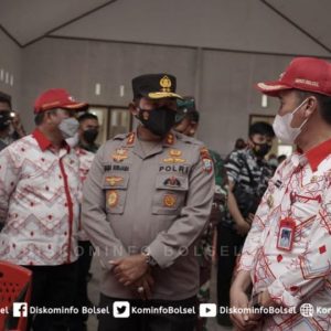 Bupati dan Wabup Bolsel Sambut Kunjungan Kapolda Sulut