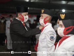 Dikukuhkan Bupati, 33 Paskibra Bolsel siap Bertugas