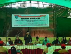 DPRD Bolsel Serap ‘Asmara’ di Tiga Dapil