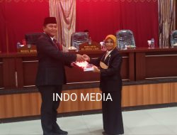 DPRD Gelar Rapat Paripurna Penyampaian LKPJ Kepala Daerah Bolsel Akhir Tahun Anggaran 2021