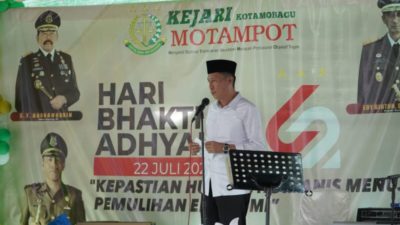 Bupati dan Wabup Bolsel Ucapkan Selamat Hari Bhakti Adhyaksa ke-62