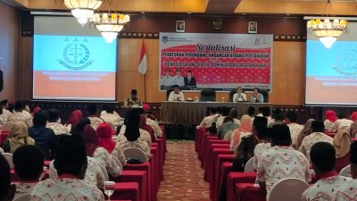 Sangadi Tobayagan Ikut Sosialisasi Peraturan Perundang-undangan Bidang Pertanahan