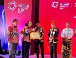 Kabupaten Bebas Frambusia, Bupati Bolsel Terima Penghargaan dari Kemenkes RI