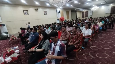 Wabup Deddy Saksikan Langsung Cabut Undi Lokasi Perumahan Korban Gunung Ruang