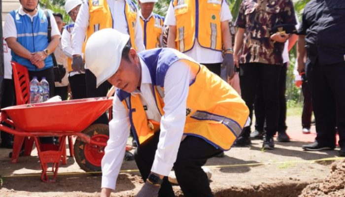 Pemkab Bolsel Launching DAK PPKT 2025: Bupati dan Wabup Pimpin Groundbreaking Bersama Wagub Sulut