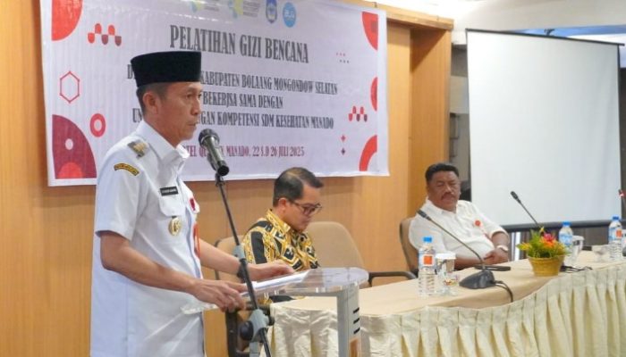 Bupati Bolsel Buka Pelatihan Gizi Bencana dan Kesehatan Ibu-Anak di Manado