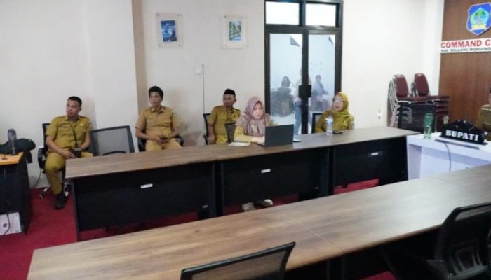 Bupati Bolsel Ikuti Rapat Virtual Pengawasan Kemandirian Fiskal Daerah