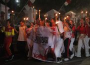 Upacara Taptu dan Pawai Obor Warnai Malam Kemerdekaan di Kotamobagu