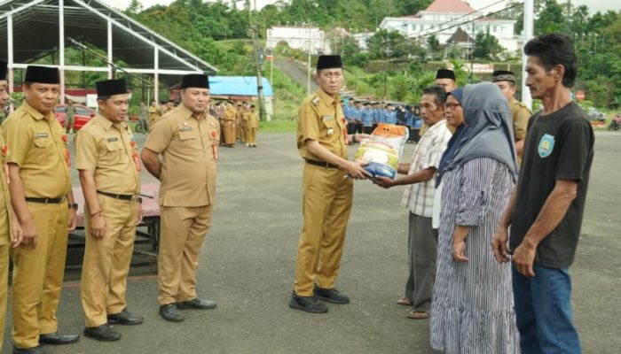 Cegah Dampak Inflasi, Pemkab Bolsel Distribusikan Cadangan Pangan