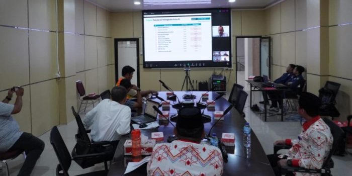 Screenshot_37 Zoom meeting yang dilaksanakan Pemda Bolsel dengan Dirjen Kesehatan Lanjutan. (F: Diskominfo Bolsel)