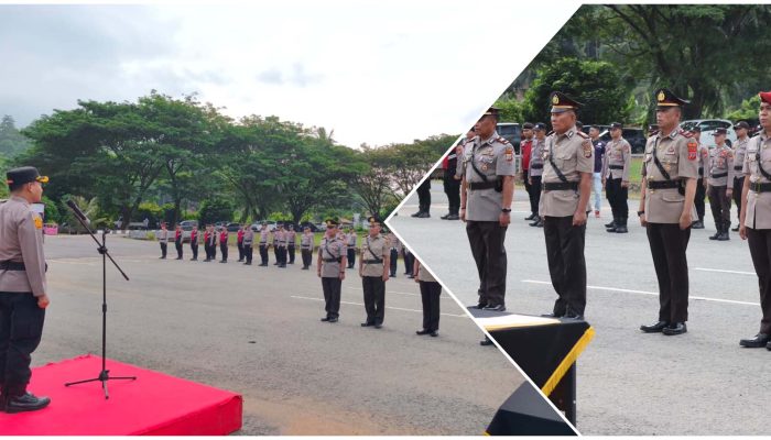 Polres Bolsel Gelar Sertijab dan Pelantikan, Jajaran Baru Resmi Bertugas