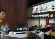 Bolsel Siap Jadi Rumah Baru Warga Terdampak Gunung Ruang, Bupati Iskandar Ikuti Rakor Virtual Serah Terima Huntap