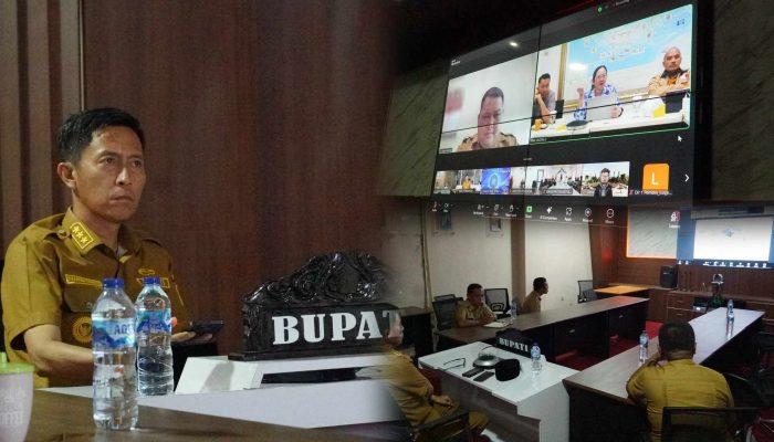Bolsel Siap Jadi Rumah Baru Warga Terdampak Gunung Ruang, Bupati Iskandar Ikuti Rakor Virtual Serah Terima Huntap