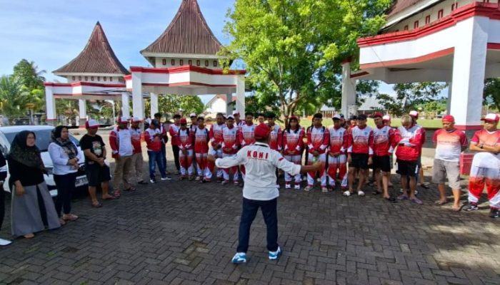 KONI Bolsel Resmi Lepas Kloter Terakhir Atlet Menuju Porprov Sulut XII 2025