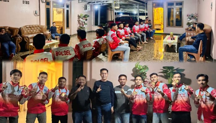 Raih Medali PORPROV XII Sulut, Kontingen Takraw Bolsel Disambut Langsung Bupati Iskandar