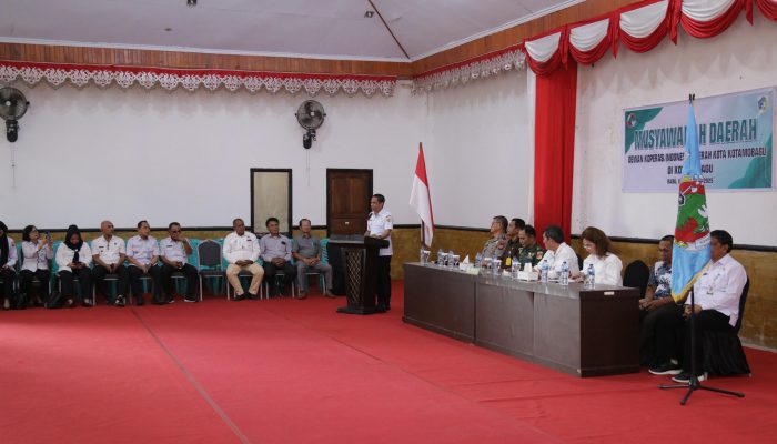Koperasi Jadi Penggerak Ekonomi, Wali Kota Kotamobagu Buka Musda Dekopinda