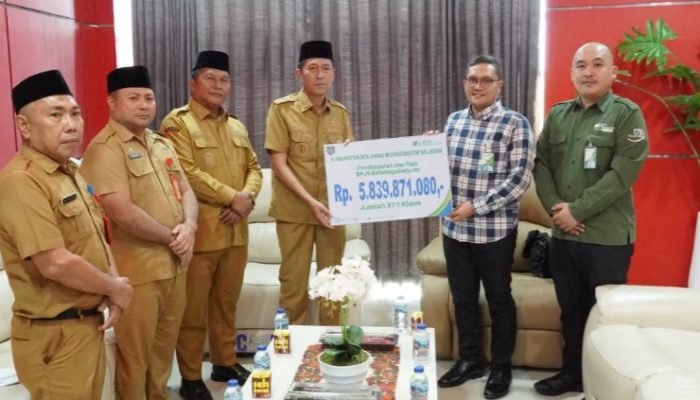Pemkab Bolsel Terima Penghargaan Paritrana Award dari BPJS Ketenagakerjaan, Klaim Rp5,8 Miliar Terealisasi